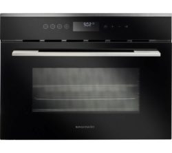 Rangemaster RMB45SCBL/SS Electric Steam Oven - Black & Stainless Steel